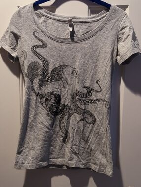 Next Level Light Gray Crewneck Tee